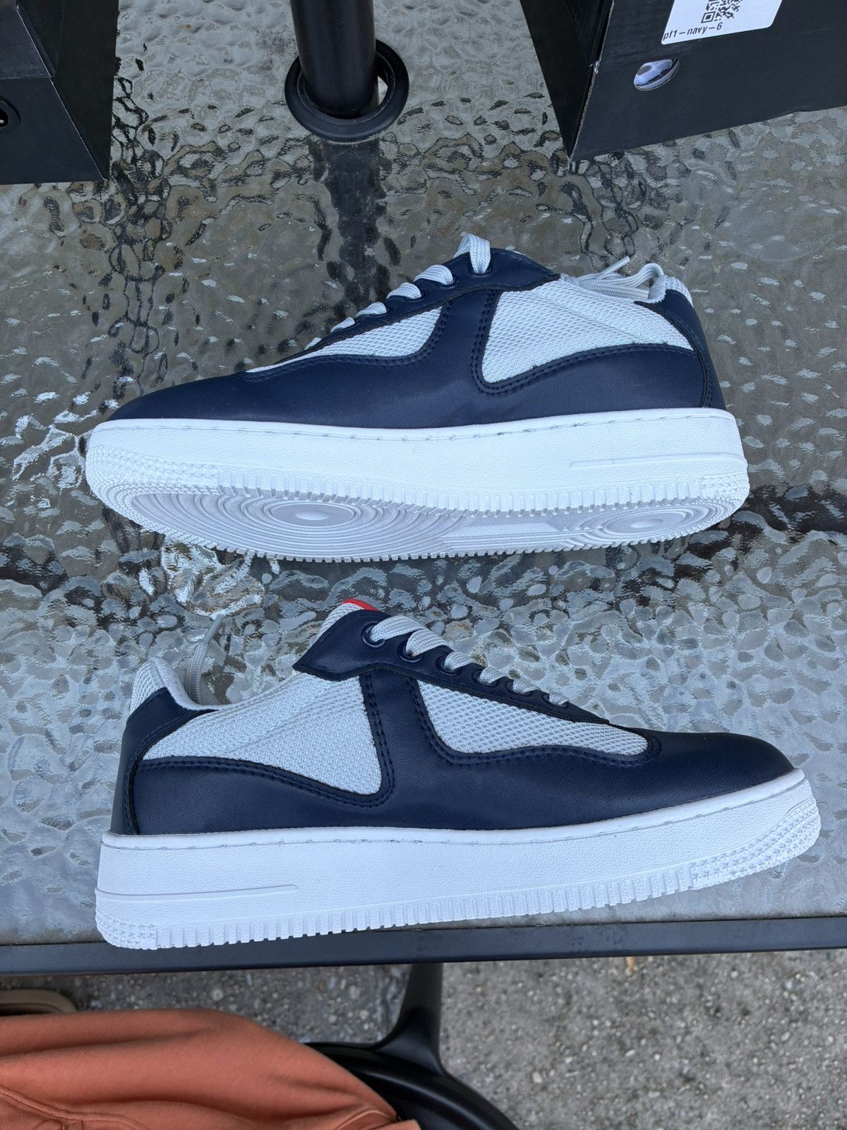 Imran Potato IMRAN POTATO PF1 NAVY PRADA Size US 6.5 / EU 39-40 - 2 Thumbnail