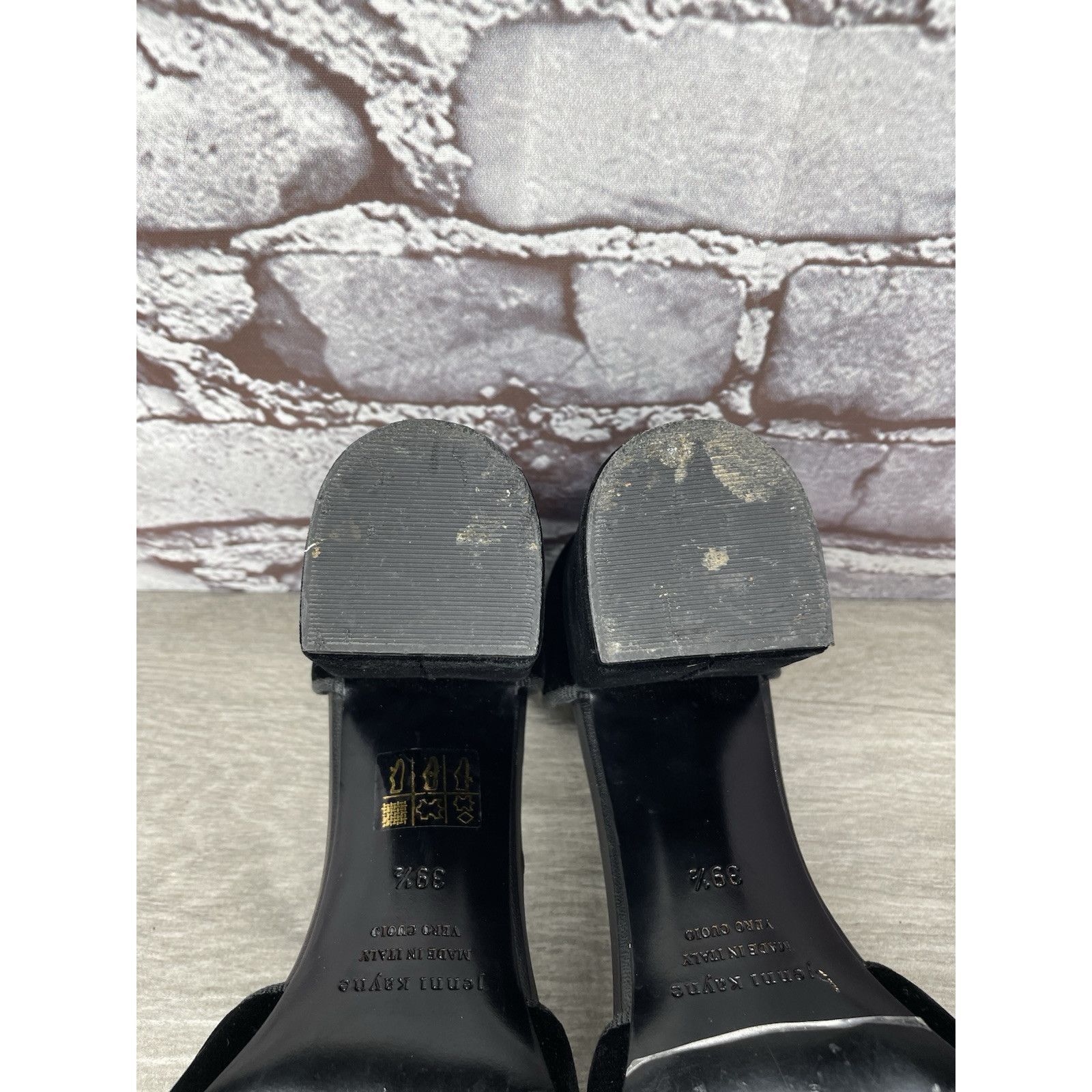 Other JENNI KAYNE Black Velvet D’ Orsay Block Heel Pointed Shoes W Size US 9 / IT 39 - 18 Thumbnail