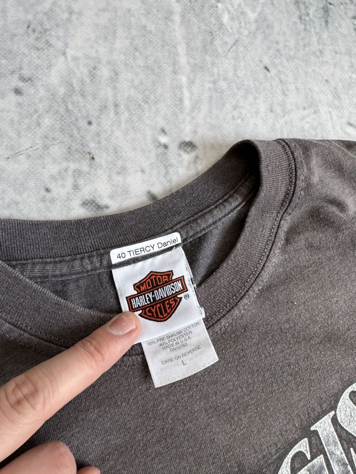 Harley Davidson × Vintage Vintage Harley Davidson retro tee Sturgis Moto Size US L / EU 52-54 / 3 - 4 Thumbnail