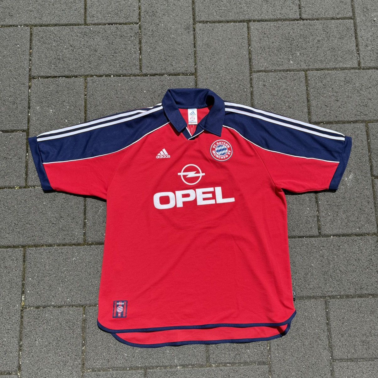 Adidas × Vintage vintage jersey Bayern Münich 1999/2001 #19 Jancker RARE Size US XXL / EU 58 / 5 - 1 Thumbnail