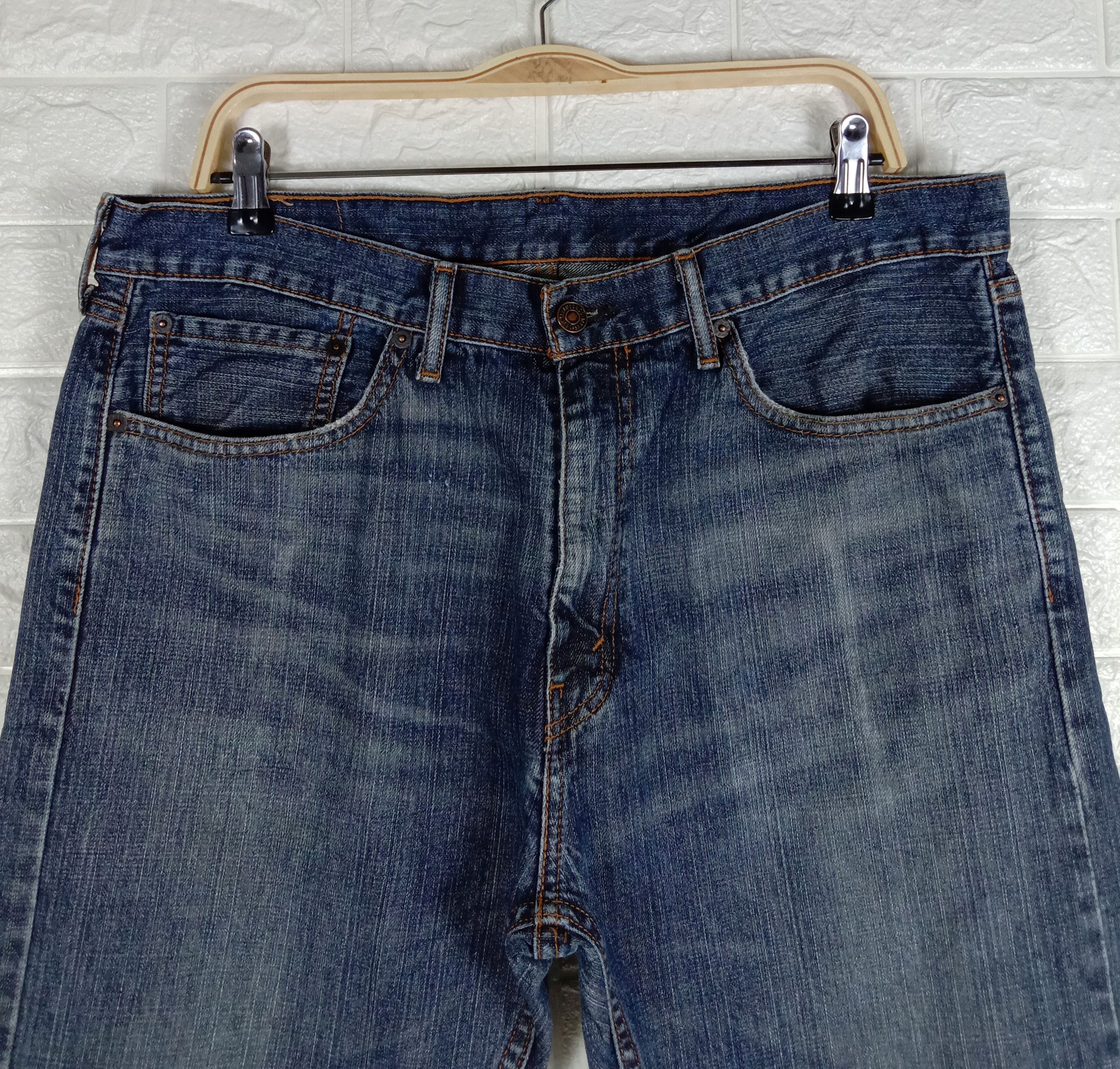 Levi's Vintage Levi's 505 Jeans Earth Tone Straight Fit Denim Size US 36 / EU 52 - 2 Thumbnail
