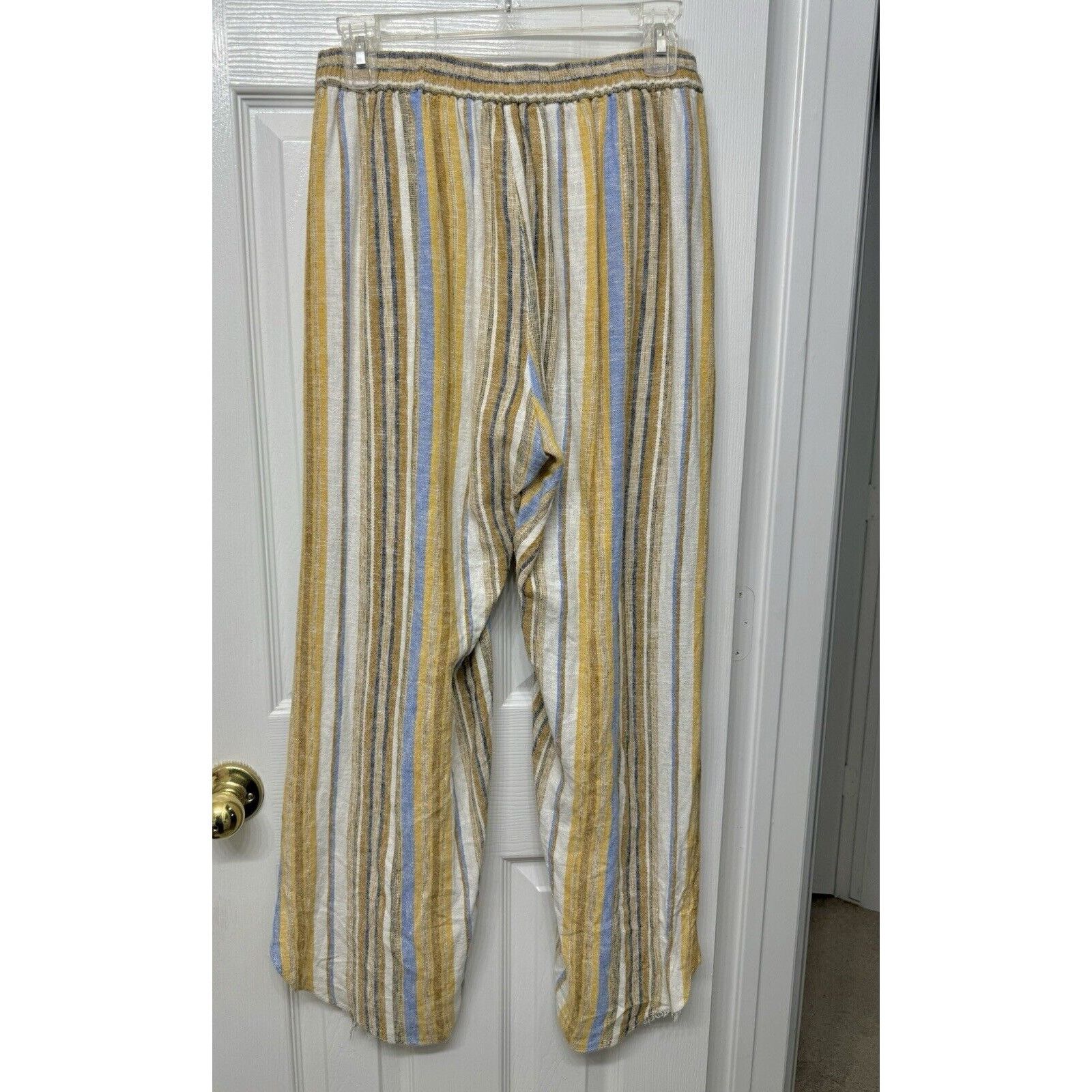 Drew DREW Whitney Wrapped, Split Leg Harem Pants in Linen - M Size 30" / US 8 / IT 44 - 5 Thumbnail