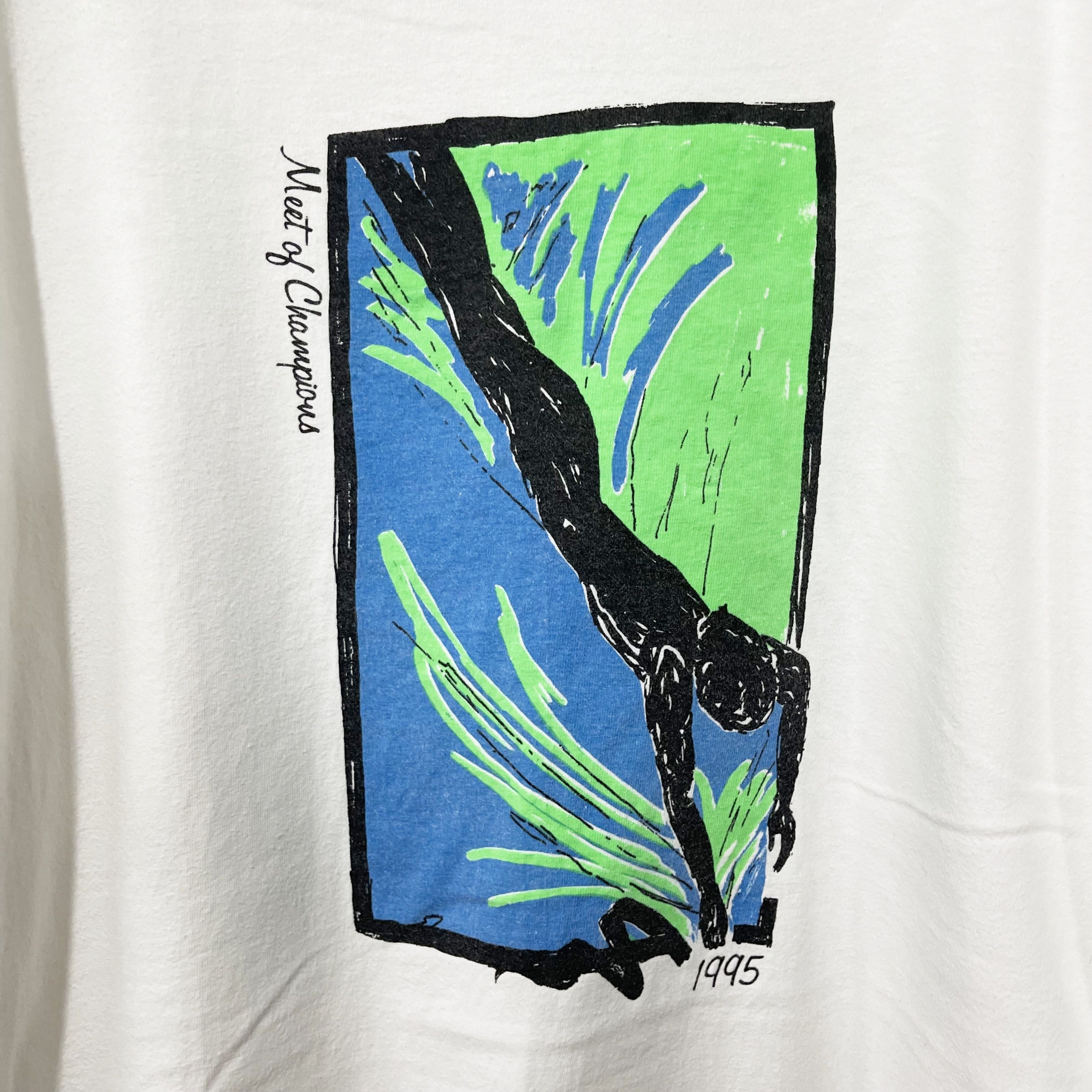 Vintage Vintage 1995 Meet of Champions T-Shirt Size US XXL / EU 58 / 5 - 2 Thumbnail