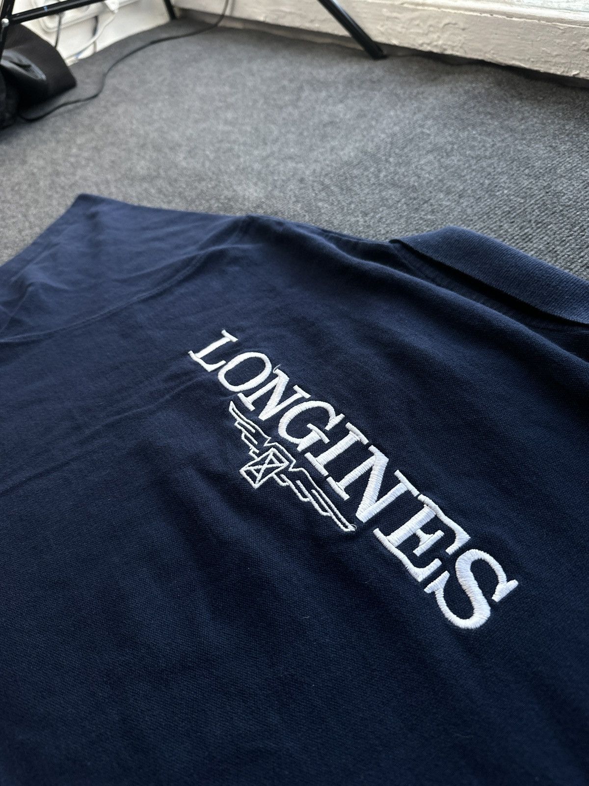 Longines LONGINES 🚨 LUXURY WATCH MEN TEE BLUE POLO BIG LOGO Size US XL / EU 56 / 4 - 10 Thumbnail