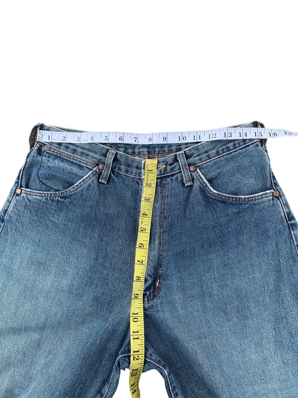 Wrangler VINTAGE WRANGLER SELVEDGE BAGGY JAPANESE FADED DENIM Size US 31 - 15 Thumbnail