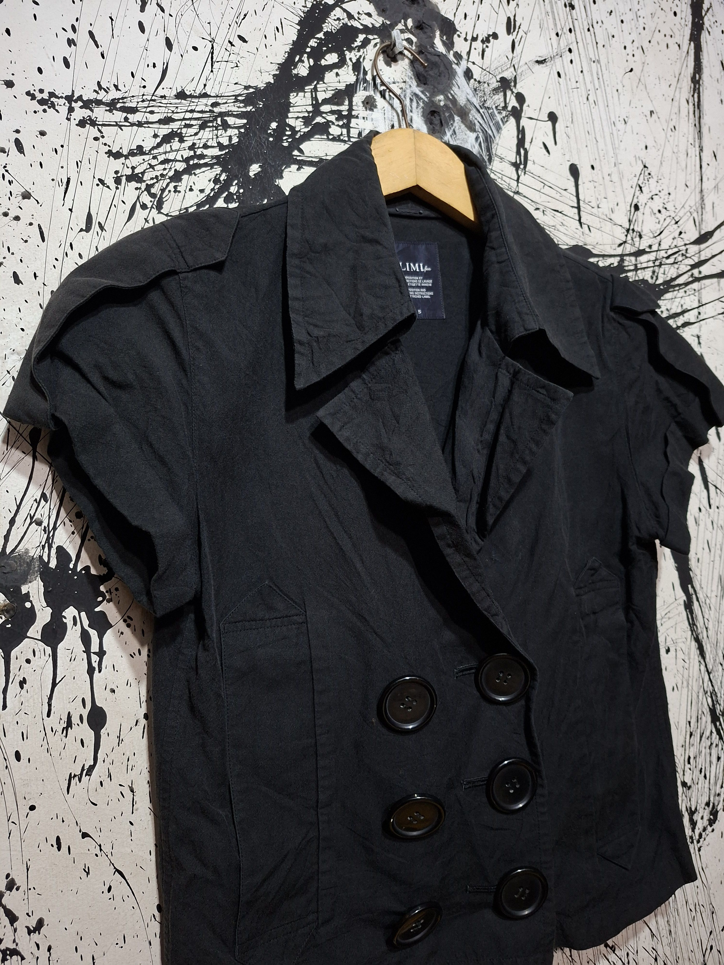 Yohji Yamamoto YOHJI YAMAMOTO LIMI FEU FAUX BUTTON SHORT SLEEVE JACKET Size S / US 4 / IT 40 - 2 Thumbnail