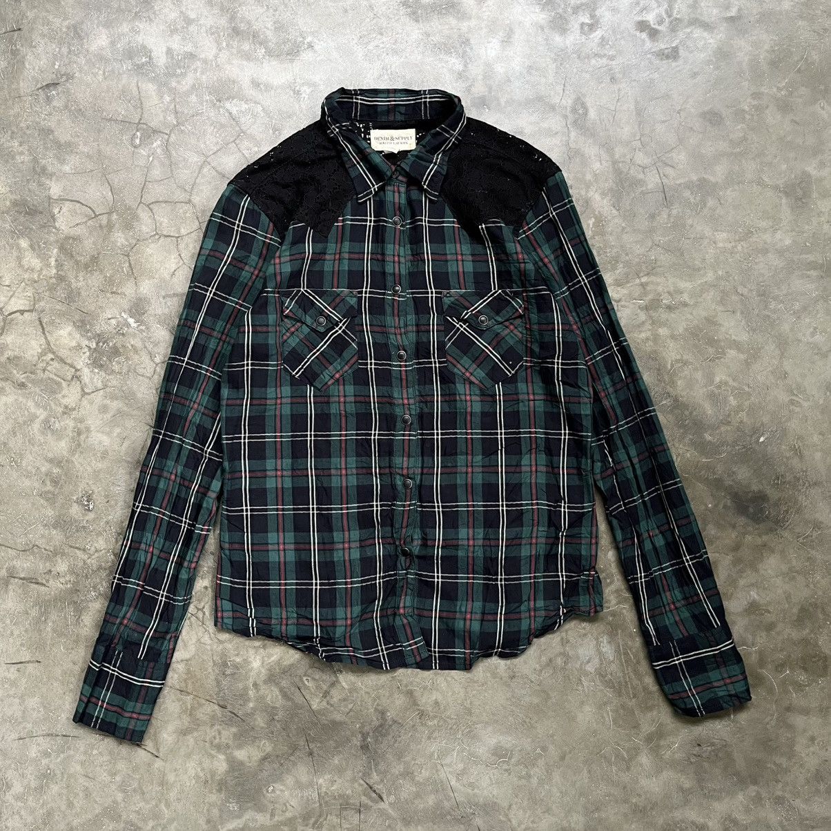Denim & Supply Ralph Lauren Denim & Supply by Ralph Lauren Western Corchet Button Shirt Size M / US 6-8 / IT 42-44 - 1 Thumbnail
