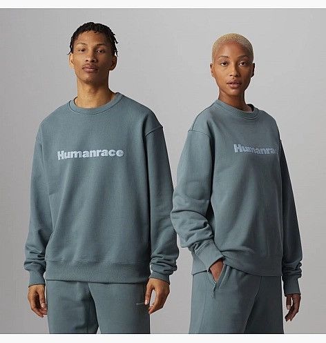 Adidas × Pharrell ADIDAS x PHARRELL WILLIAMS BASICS CREW SWEATSHIRT SIZE “XL” Size US XL / EU 56 / 4 - 12 Thumbnail