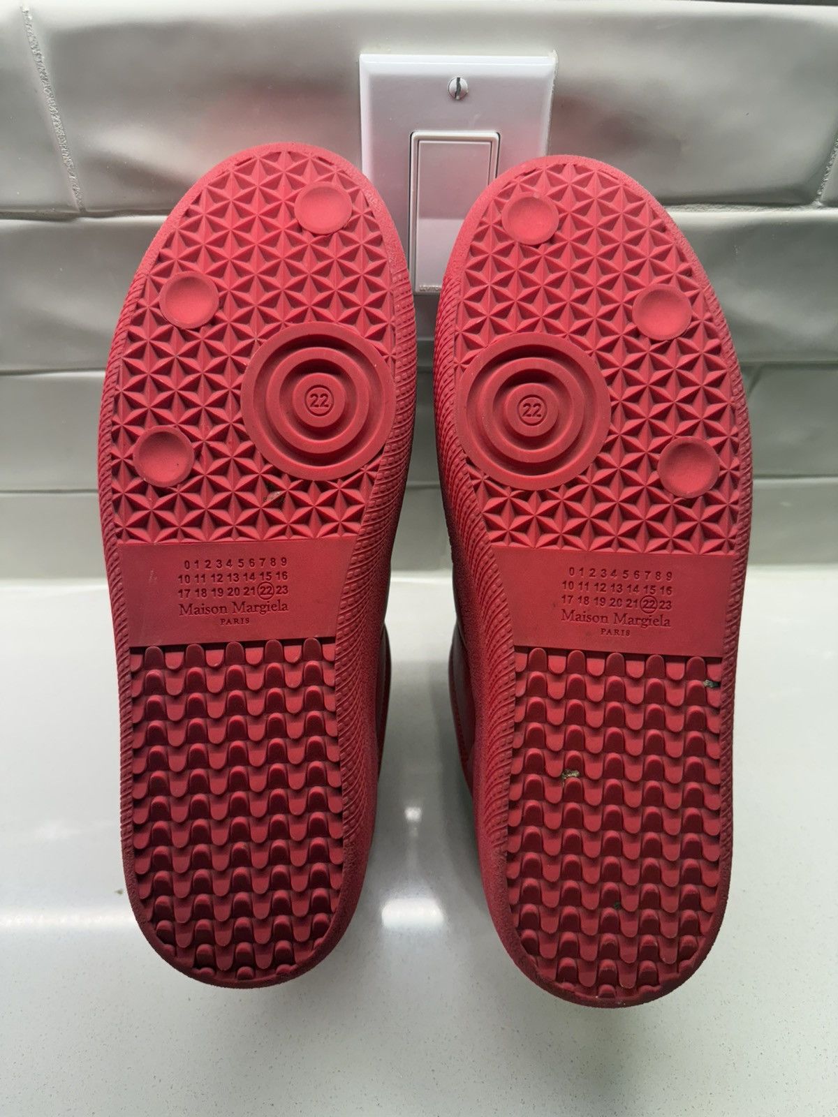 Maison Margiela RARE Maison Margiela Sub Low Red Size US 9 / EU 42 - 6 Thumbnail