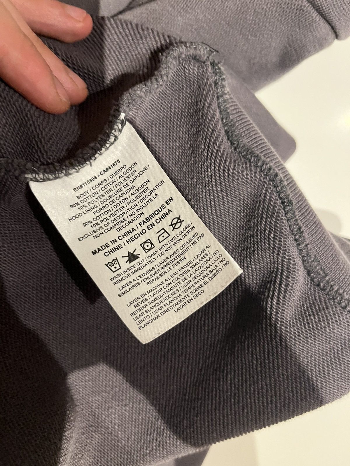 Converse Converse x A-COLD-WALL Hoodie Hooded Sweatshirt Gray Men's Size US M / EU 48-50 / 2 - 4 Thumbnail