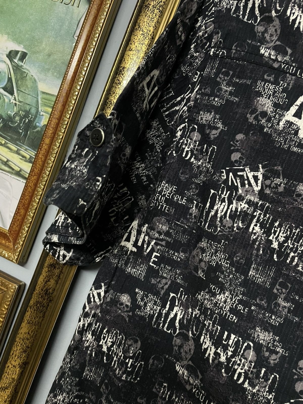 Japanese Brand Vintage 90s Japan Designer Splendid Satisfaction Punk Skull Size US M / EU 48-50 / 2 - 10 Thumbnail