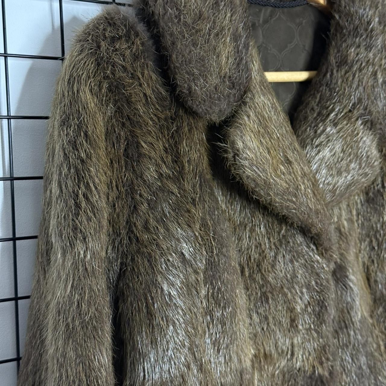 Vintage Nutria Real Fur Jacket Womans Brown Size M / US 6-8 / IT 42-44 - 5 Thumbnail