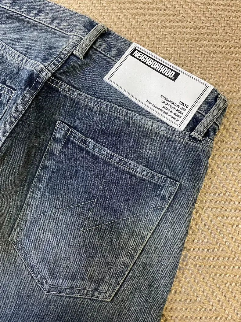 Neighborhood Neighborhood size M 18aw Patch King of Denim Washed Destro Size US 27 - 3 Thumbnail