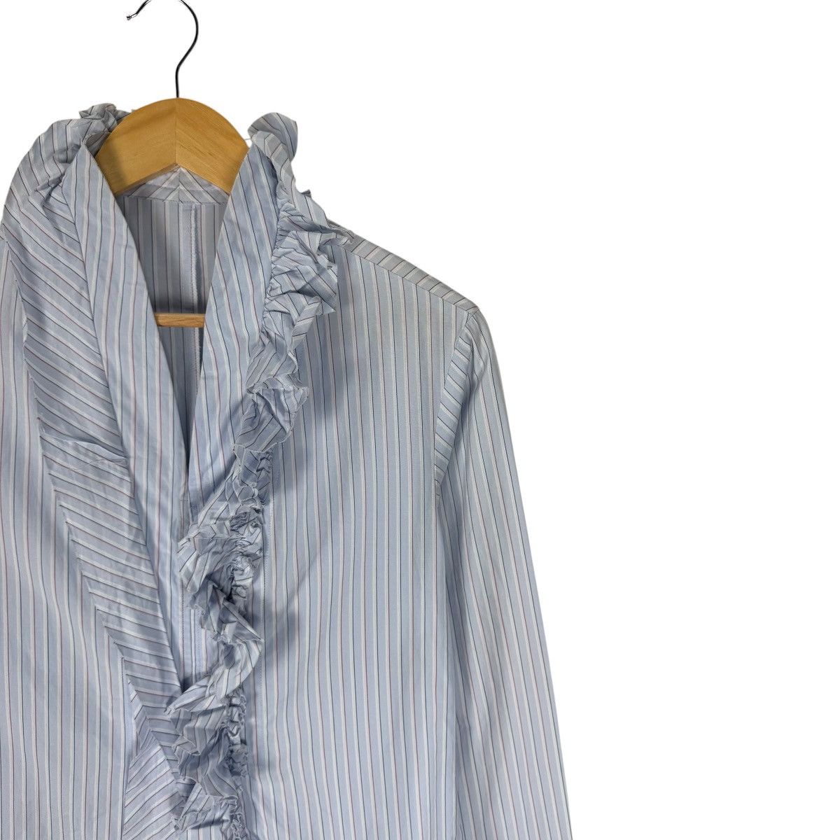 Yohji Yamamoto ☀️YOHJI YAMAMOTO Y’S ASYMMETRIC STRIPED SHIRTS Size M / US 6-8 / IT 42-44 - 4 Thumbnail