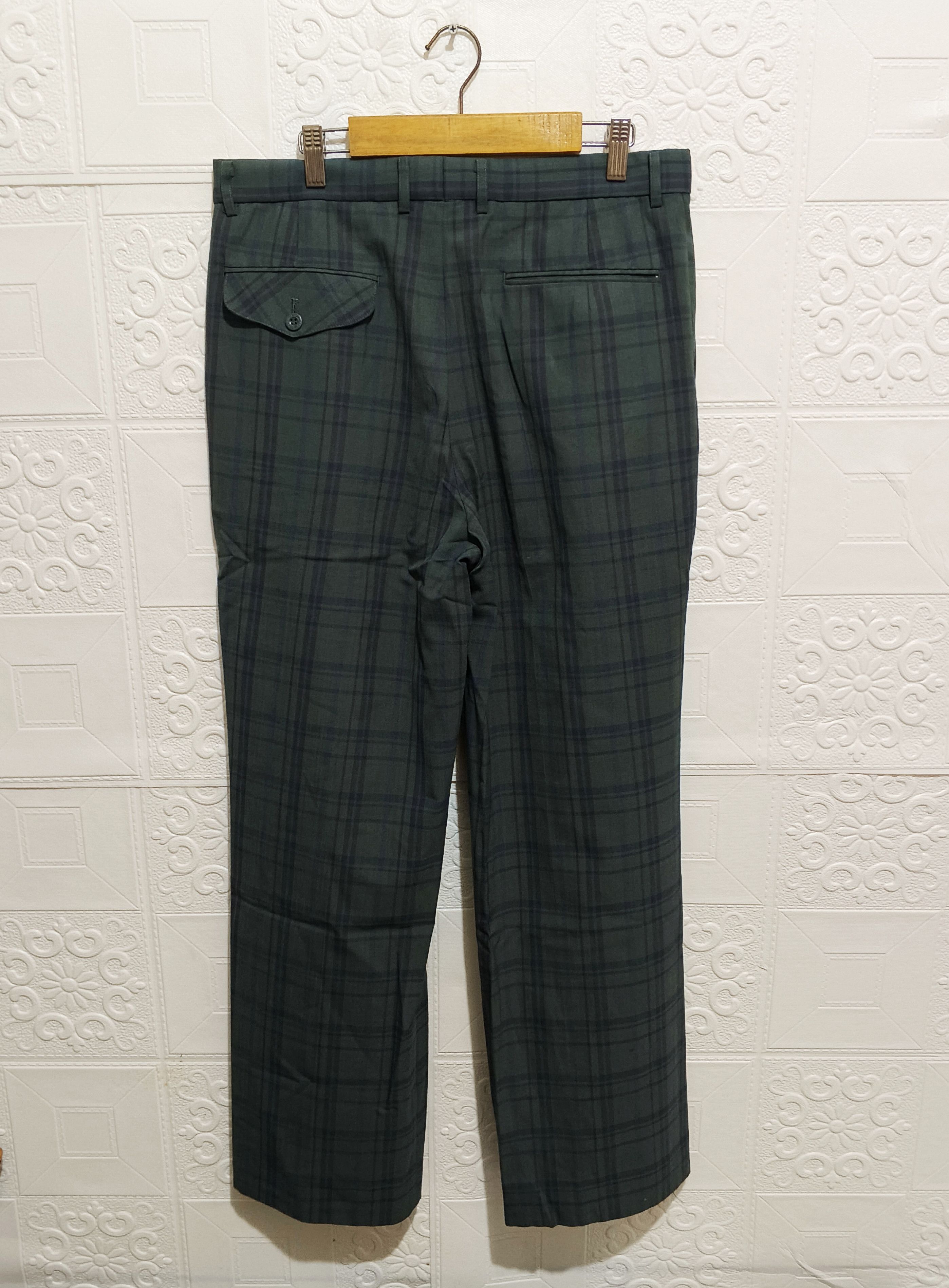 Yves Saint Laurent YVES SAINT LAURENT 90s PLAID PANTS Size US 33 - 2 Thumbnail