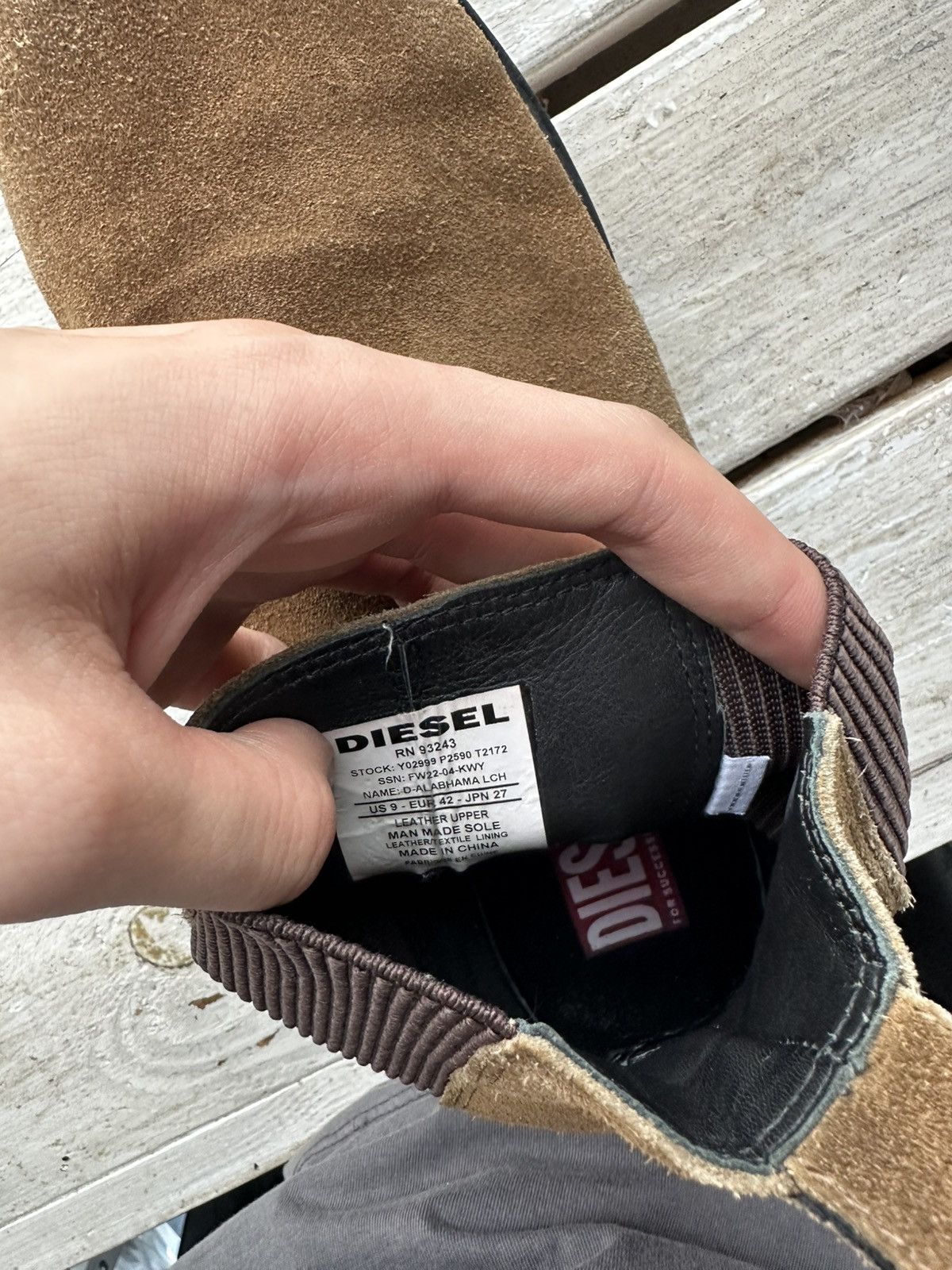 Diesel 🚨DIESEL CHELSEY BOOTS AVANT GARDE SHOES IFSIXWASNINE STYLE Size US 9 / EU 42 - 9 Thumbnail