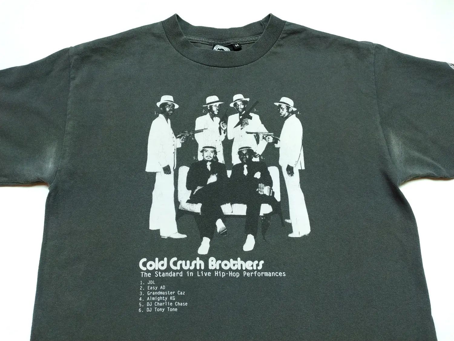 Band Tees × Vintage Vintage 90s The Cold Crush Brothers T-shirt Size US M / EU 48-50 / 2 - 2 Thumbnail
