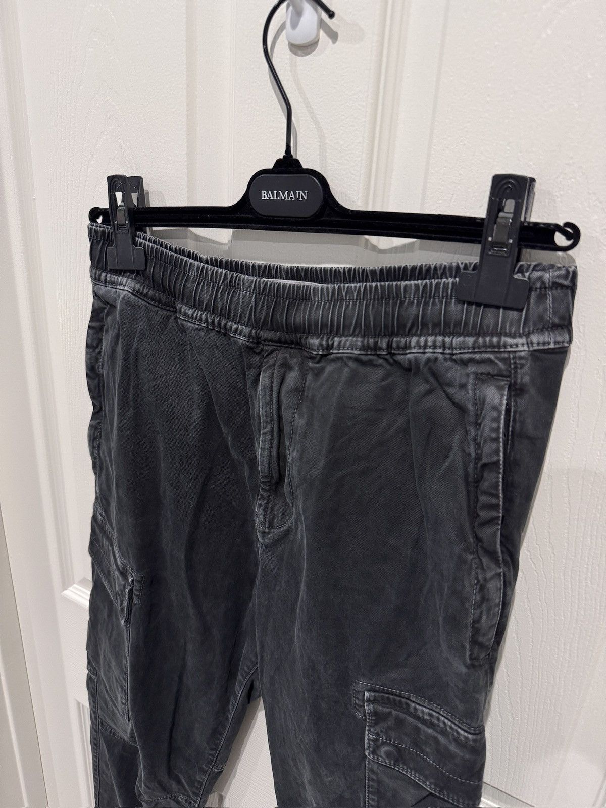 Stone Island Stone Island Black Cargo Pants Type RE-T Sz 28 (fits 28-30) Size US 28 / EU 44 - 4 Thumbnail