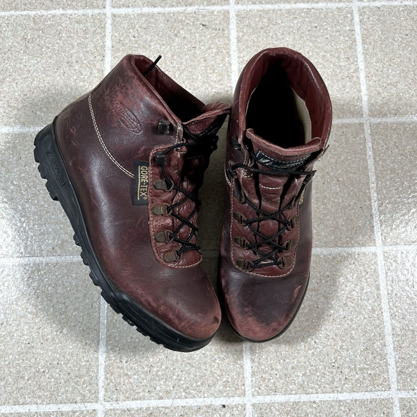 Vasque Vasque Sundowner Gortex Hiking Boots Gorpcore Leather Brown Men 8M Size US 8 / EU 41 - 2 Thumbnail