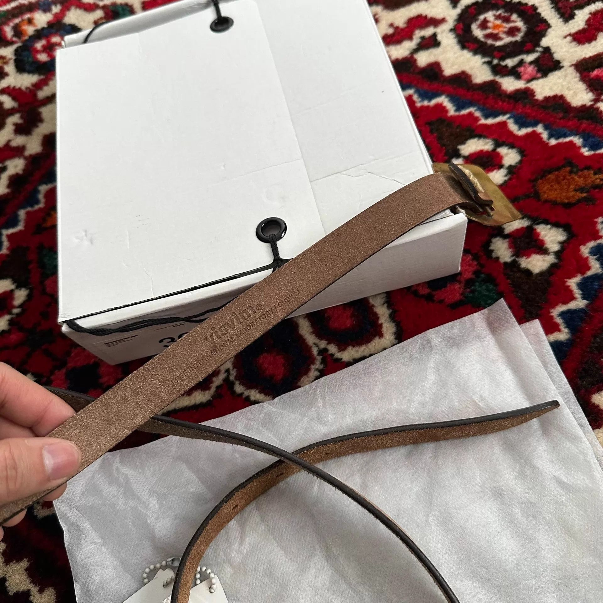 Visvim VISVIM 17AW Small Buckle Belt W36 95+ New Size ONE SIZE - 4 Thumbnail