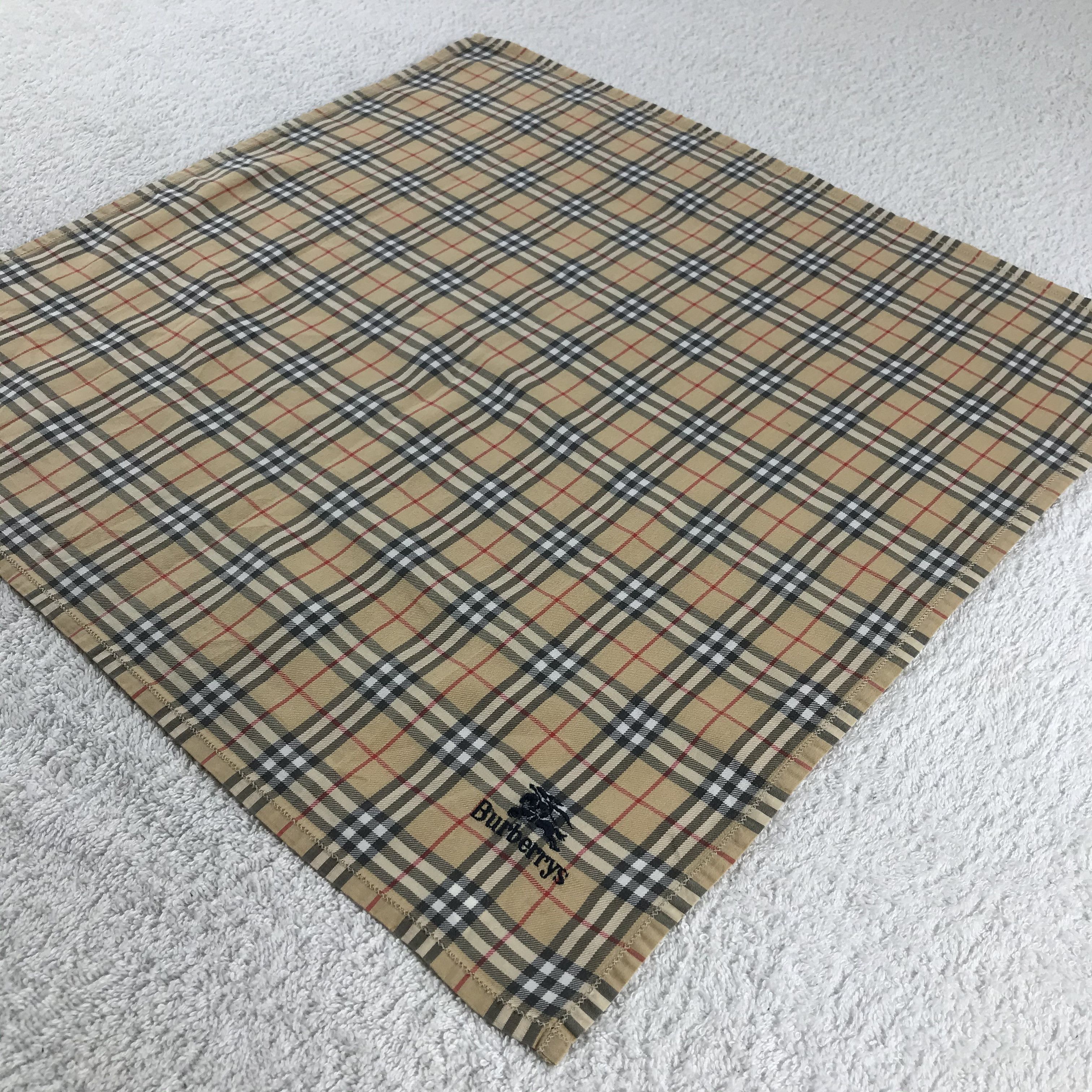 Burberry × Vintage Kenzo Bandana / Handkerchief / Neckerchief - S307 Size ONE SIZE - 2 Thumbnail