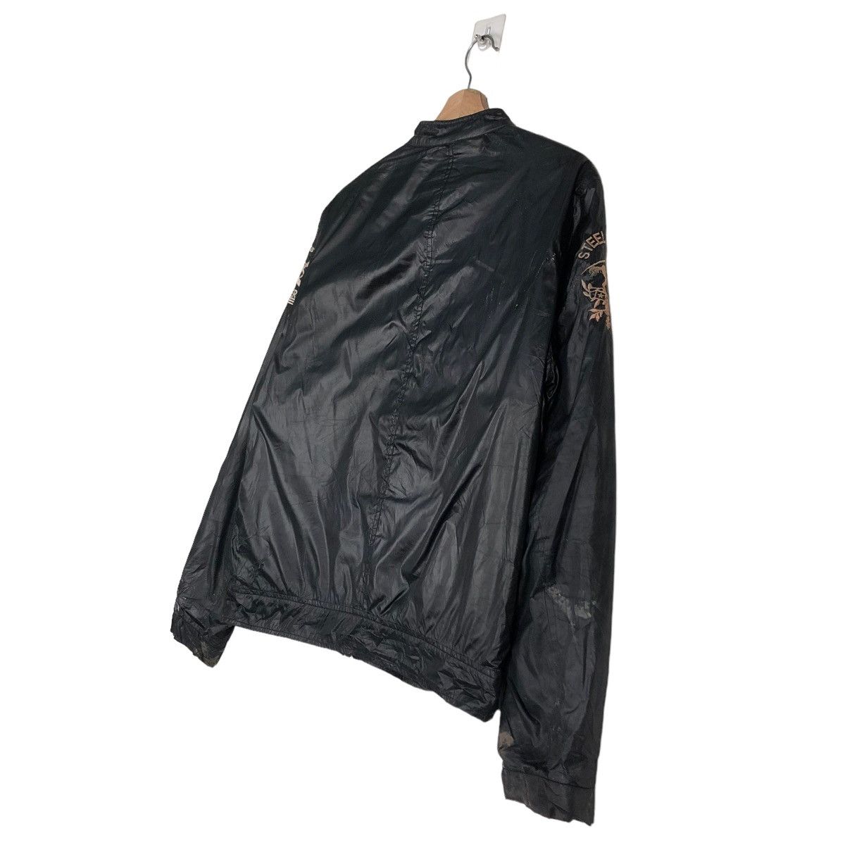 Japanese Brand VINTAGE BIKER JACKET PUNK DESIGN PARACHUTE REALMASTER STEEL Size US M / EU 48-50 / 2 - 10 Thumbnail