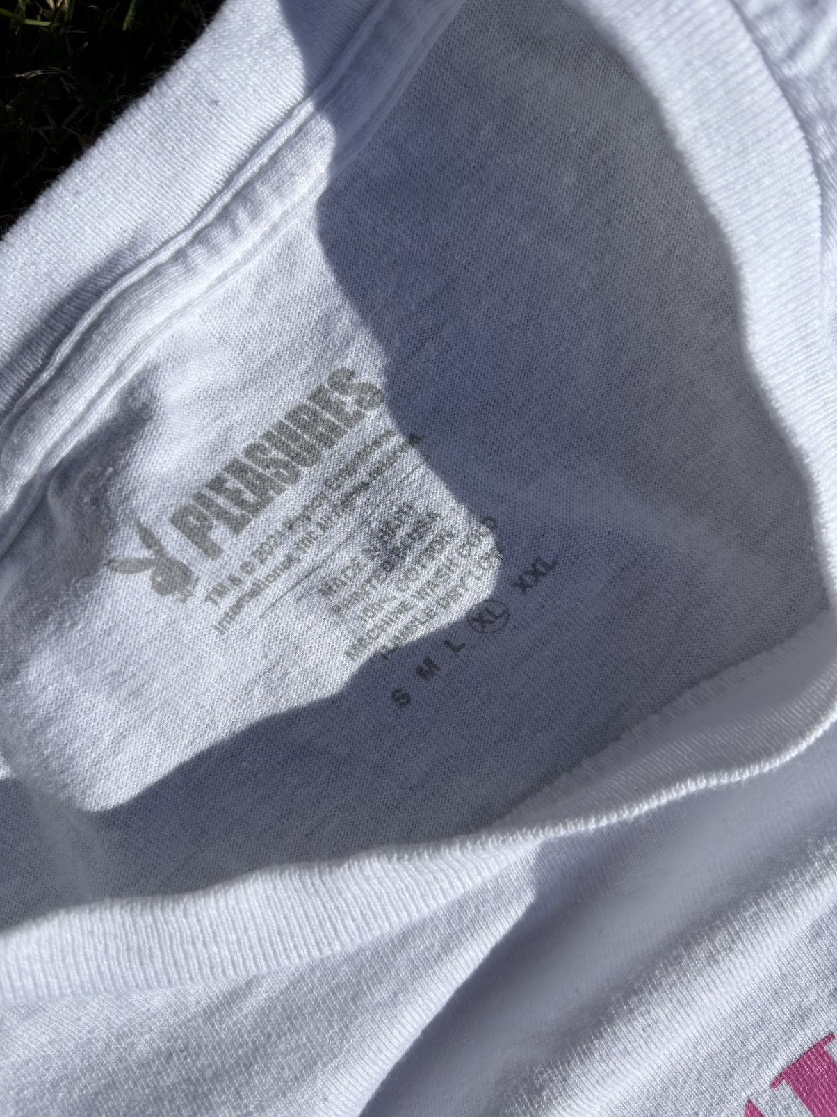 Playboy × Pleasures Pleasures X Playboy Swing tee ‘white’ Size US XL / EU 56 / 4 - 5 Thumbnail