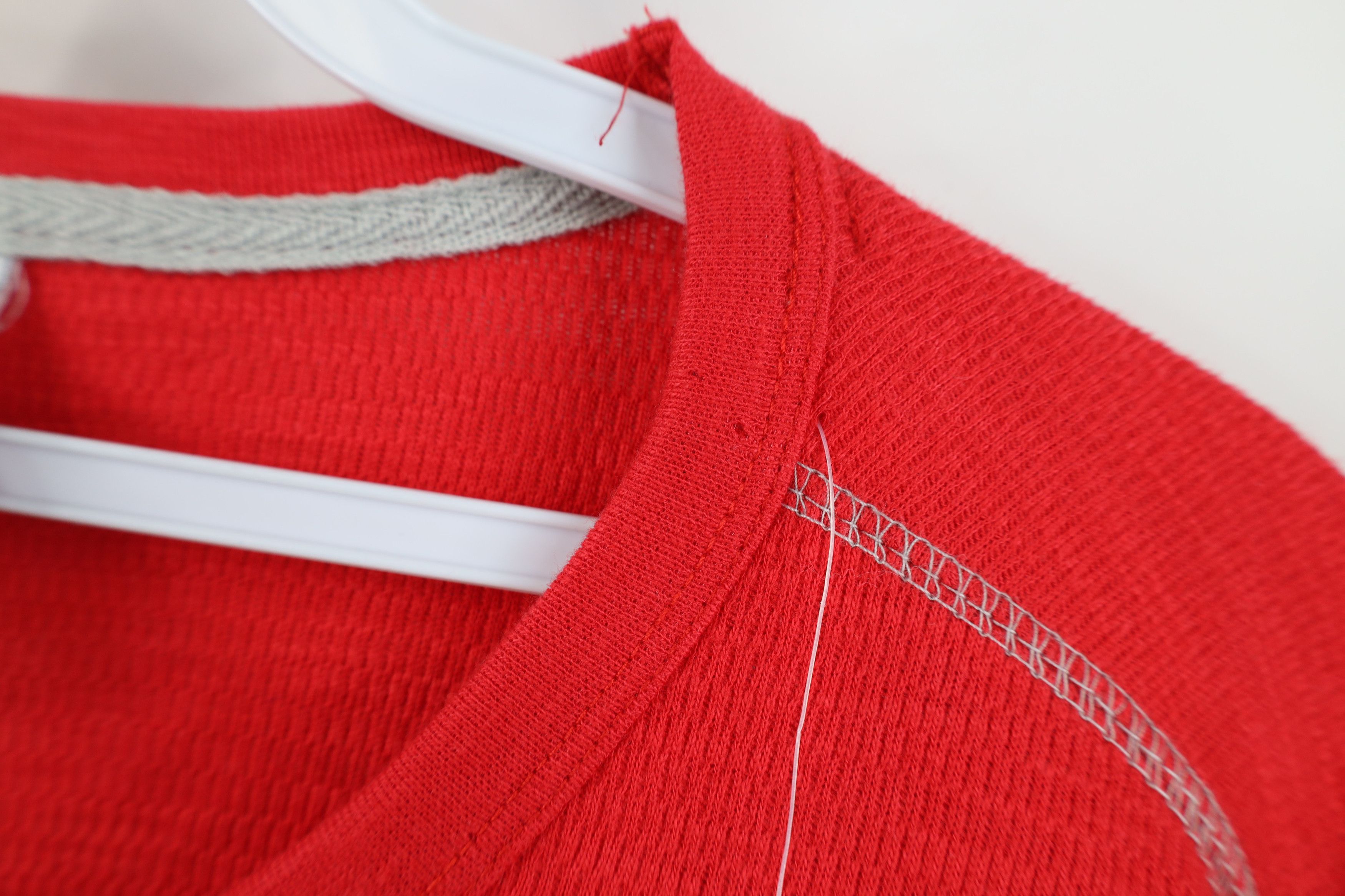 Vintage Deadstock Vintage Y2K Hockey Thermal Waffle Knit T-Shirt Size US XL / EU 56 / 4 - 12 Thumbnail
