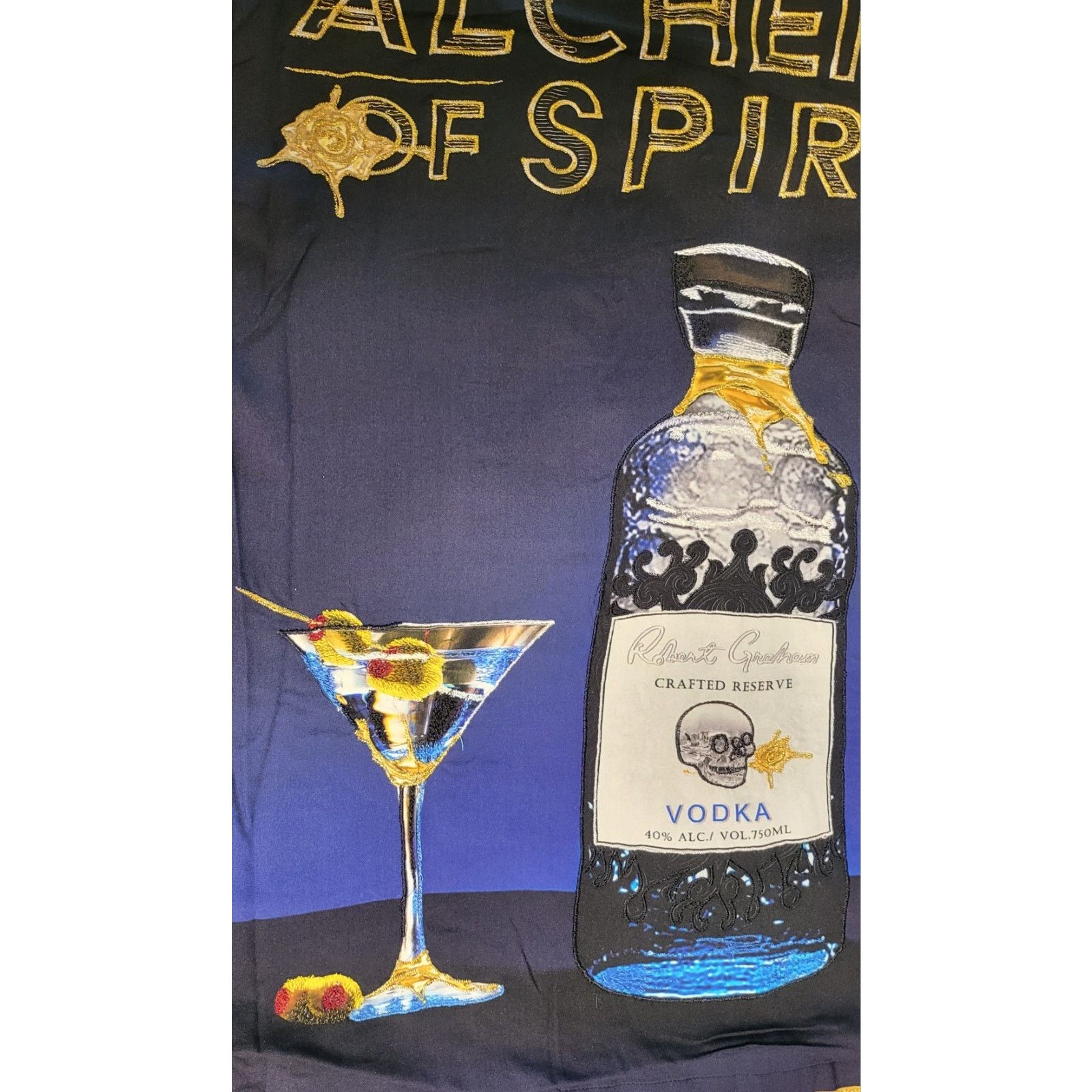 Robert Graham Robert Graham L Alchemy of Spirit Embroidered Vodka Shirt Size US L / EU 52-54 / 3 - 12 Thumbnail