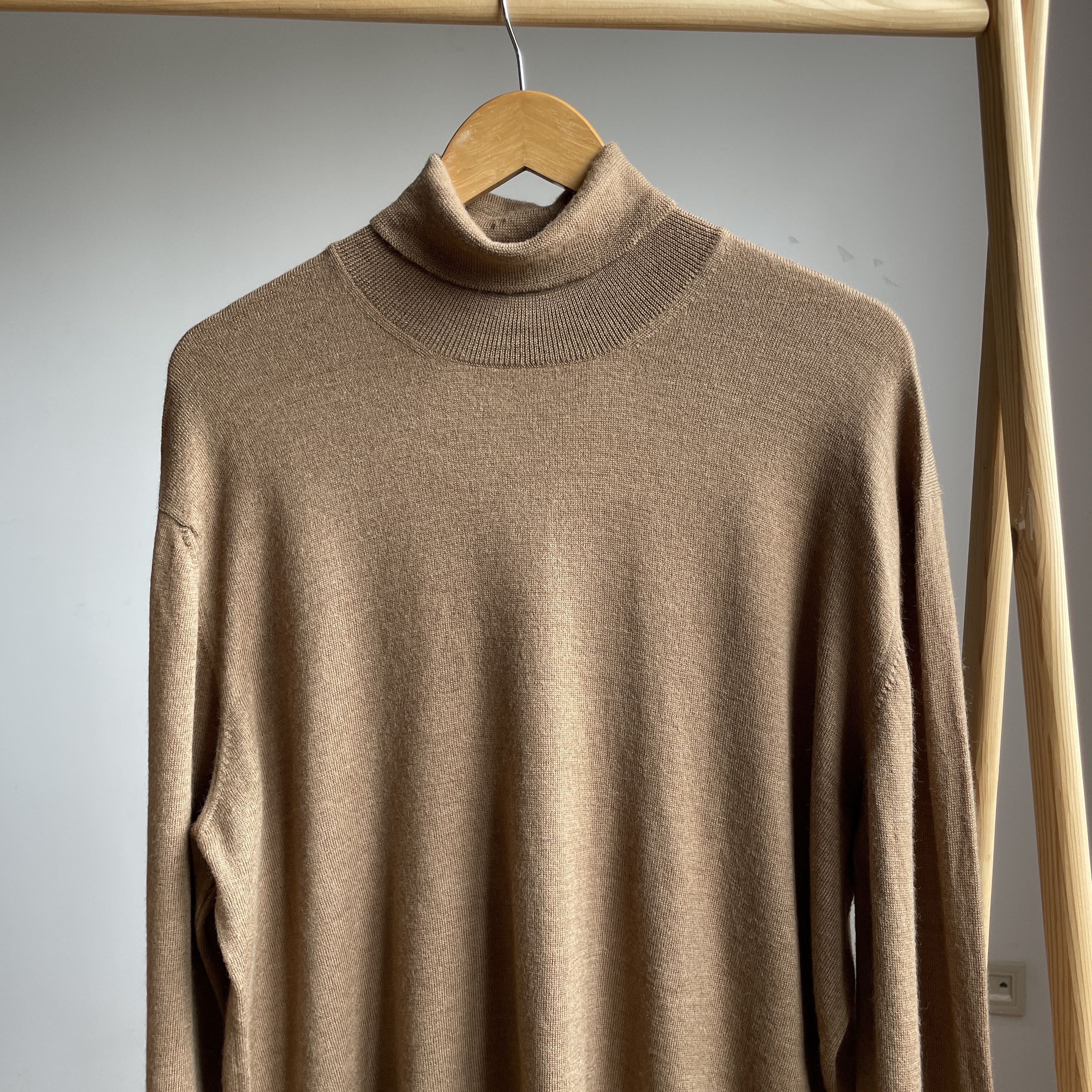 Boggi Boggi Milano Virgin Wool Roll Neck Sweater Size XXL Size US XXL / EU 58 / 5 - 4 Thumbnail