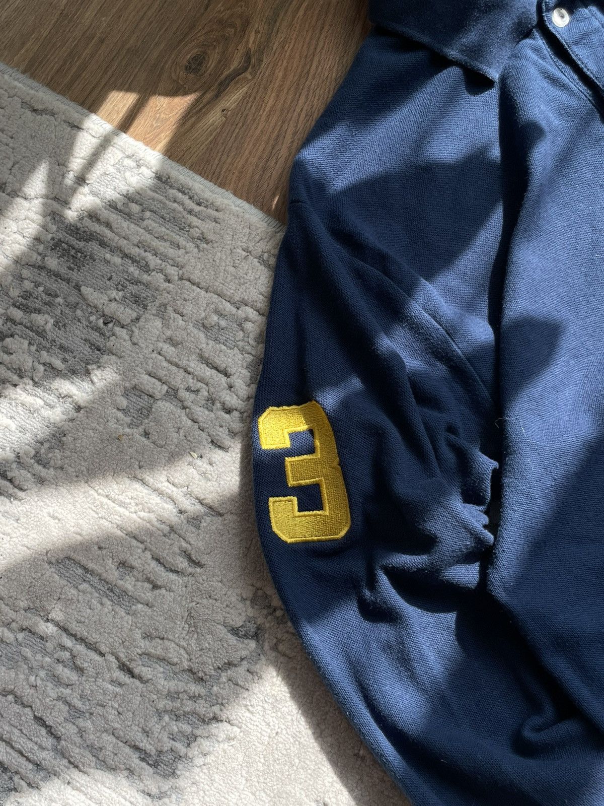 Polo Ralph Lauren × Vintage Vintage long-sleeve polo Ralf Lauren Chief Keef style Size US M / EU 48-50 / 2 - 5 Thumbnail