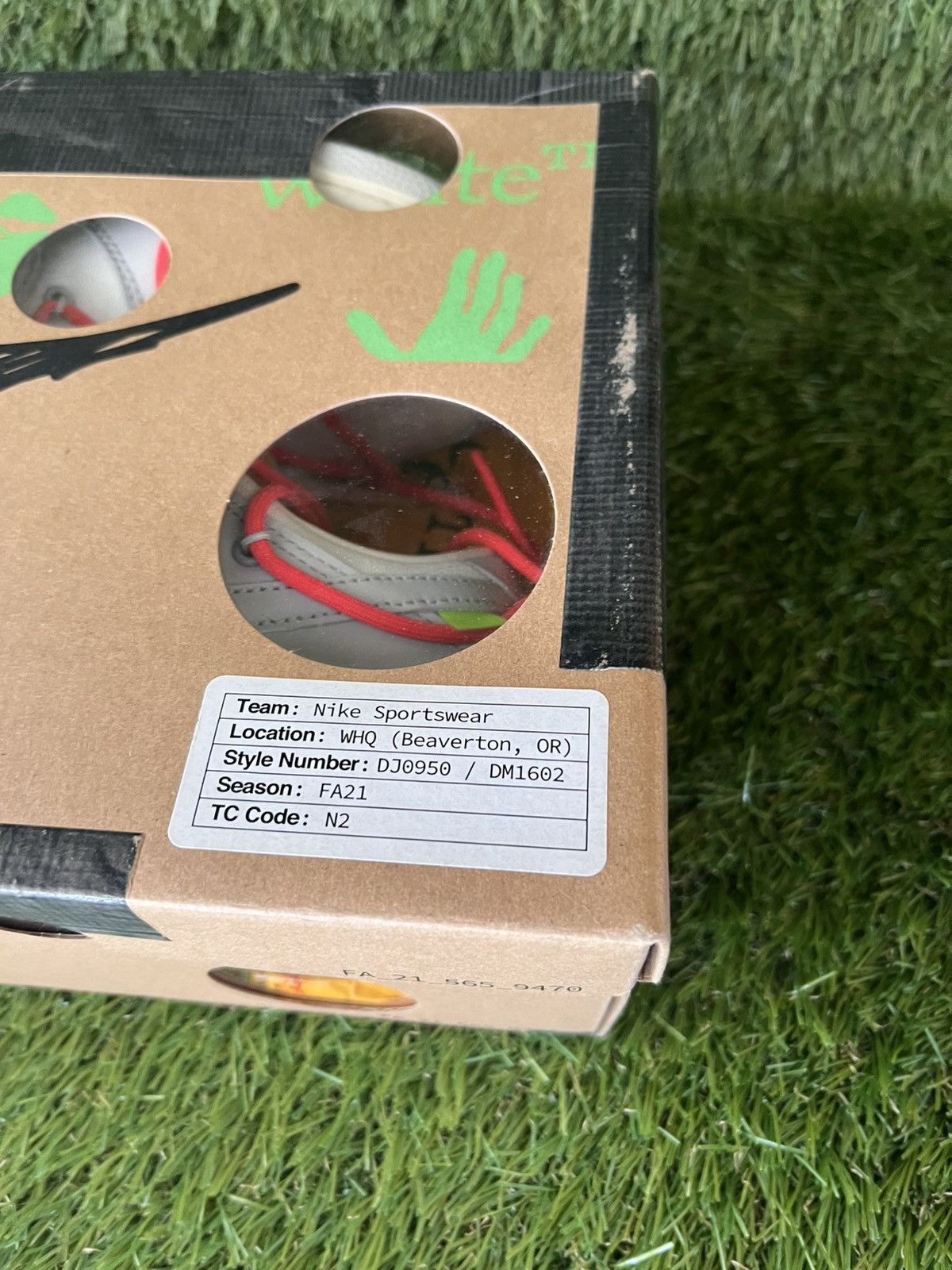Nike × Off-White Nike Dunk Low Off-White Lot 6 Size US 9.5 / EU 42-43 - 16 Thumbnail