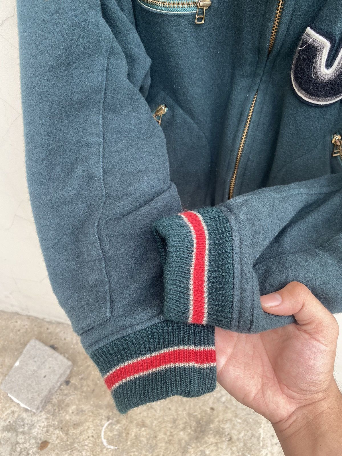 BUFFALO BOBS 1980s Just Bigi - Wol Boxy Varsity Jacket Size US M / EU 48-50 / 2 - 6 Thumbnail