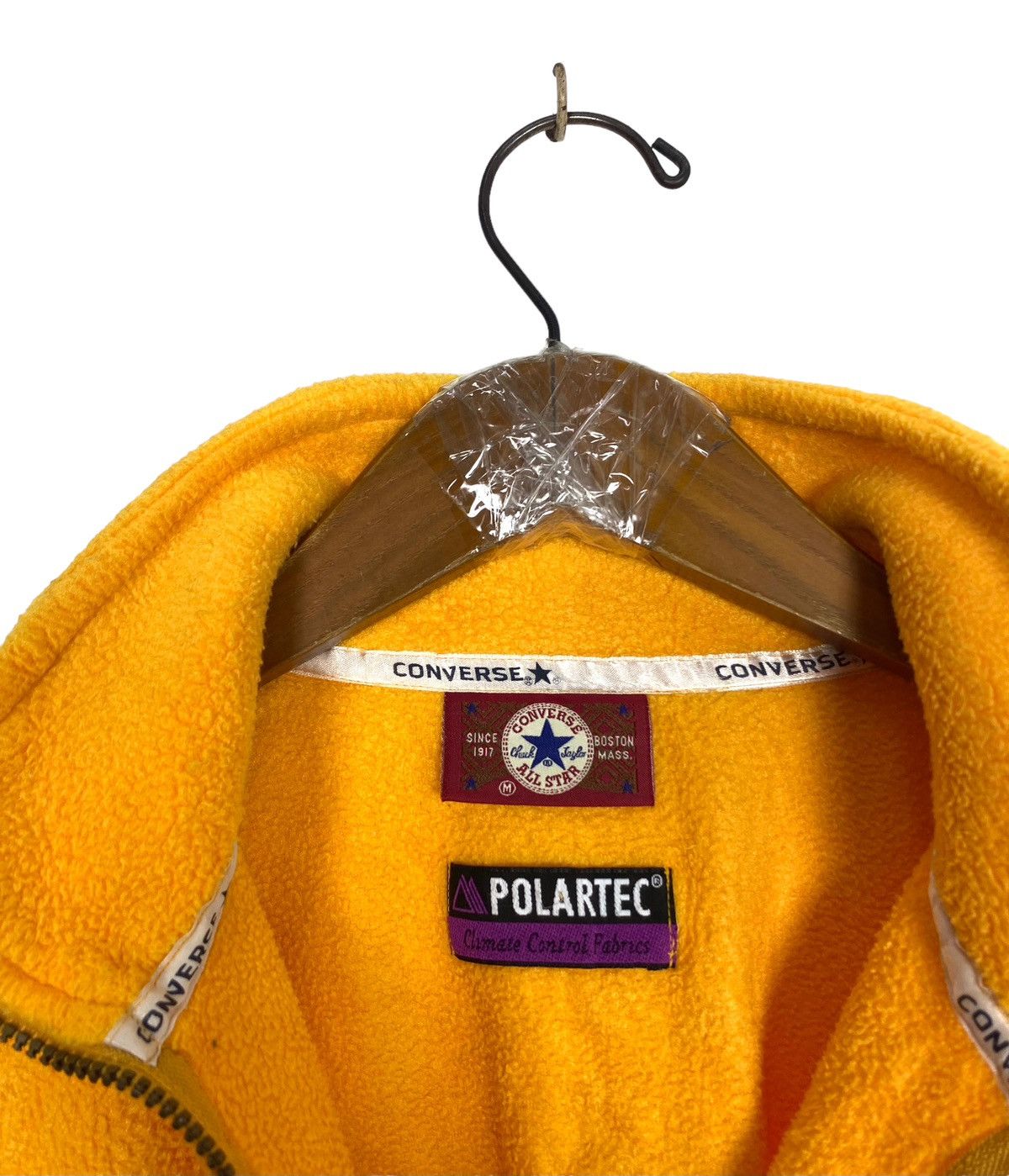 Converse Rare‼️ Vintage Converse Fleece Polartec Script Logo Size US M / EU 48-50 / 2 - 5 Thumbnail