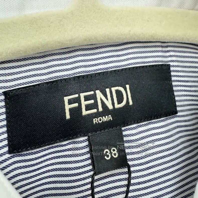 Fendi Fendi Embroidered Letter Stripe Shirt Size XS / US 0-2 / IT 36-38 - 6 Thumbnail