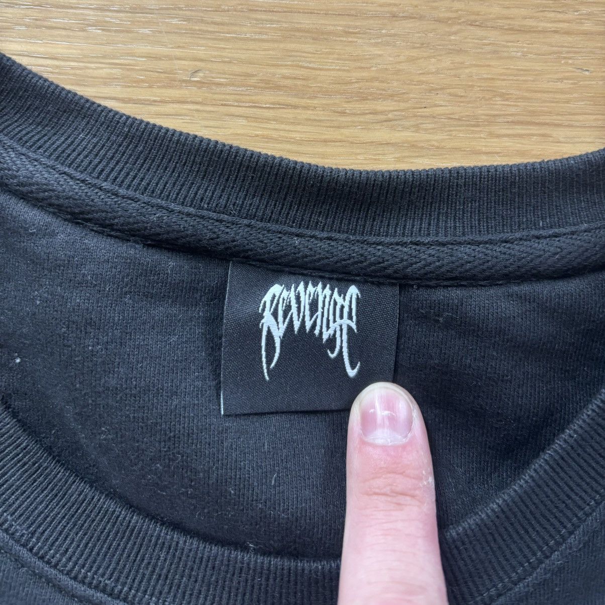 Revenge Revenge Half & Half Split Crewneck Size US L / EU 52-54 / 3 - 4 Thumbnail