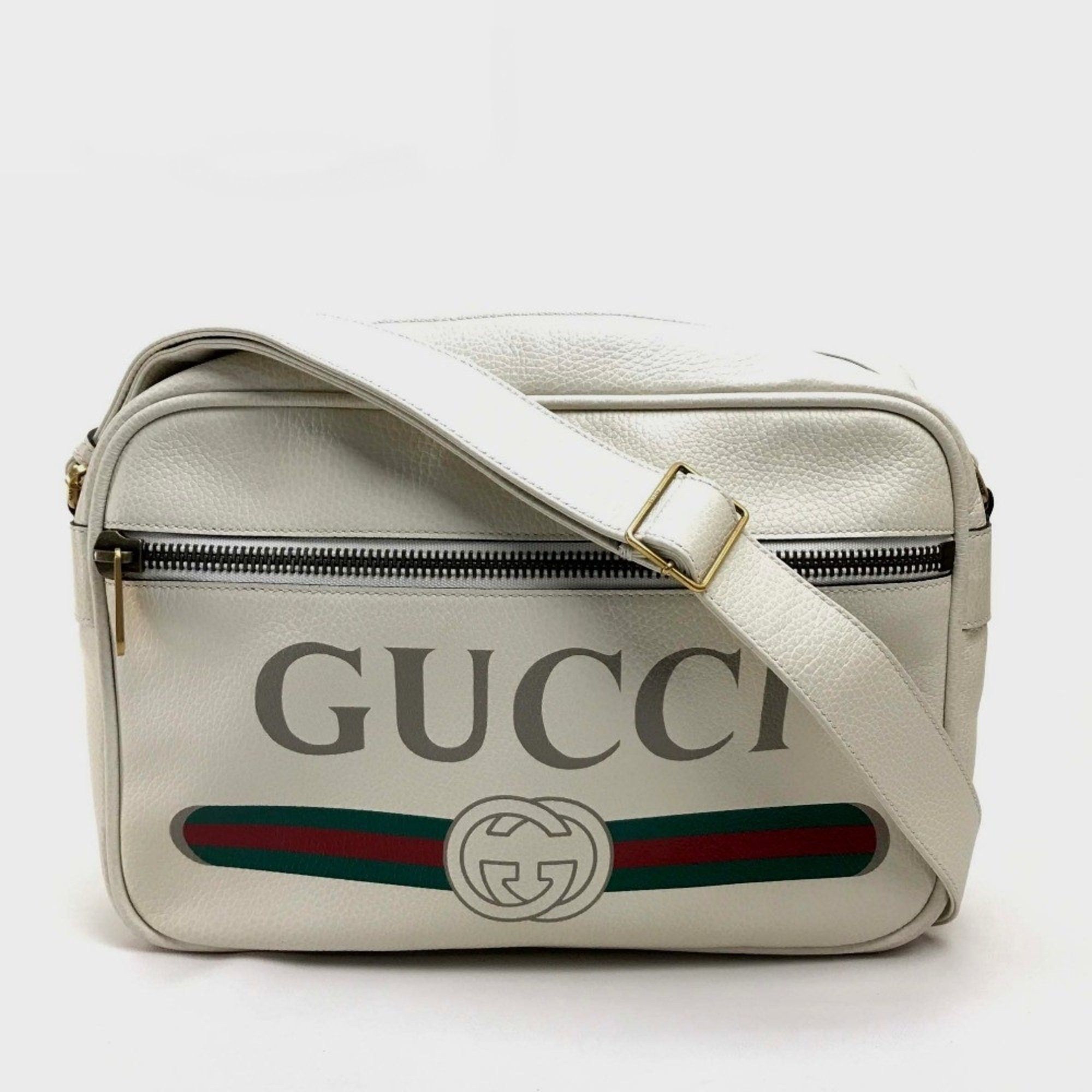 Gucci Gucci 523589 bag messenger bag Shoulder Bag White Size ONE SIZE - 1 Thumbnail