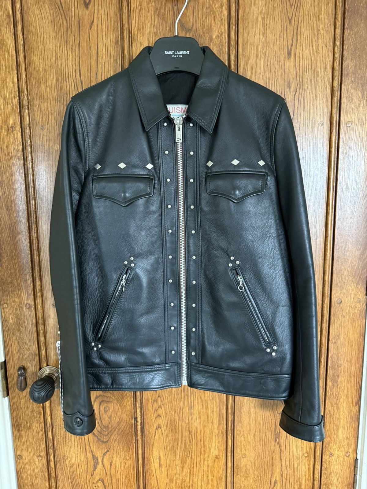 Undercover Grail Undercover leather studded trucker jacket 3 S M biker Size US M / EU 48-50 / 2 - 1 Thumbnail