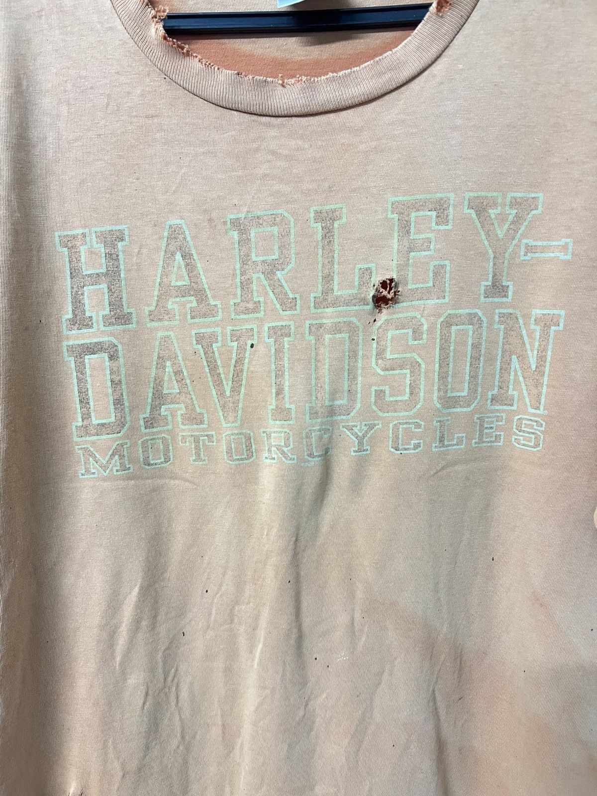 Vintage THRASHED SUN FADED HARLEY DAVIDSON MOTORCYCLES Size US L / EU 52-54 / 3 - 3 Thumbnail