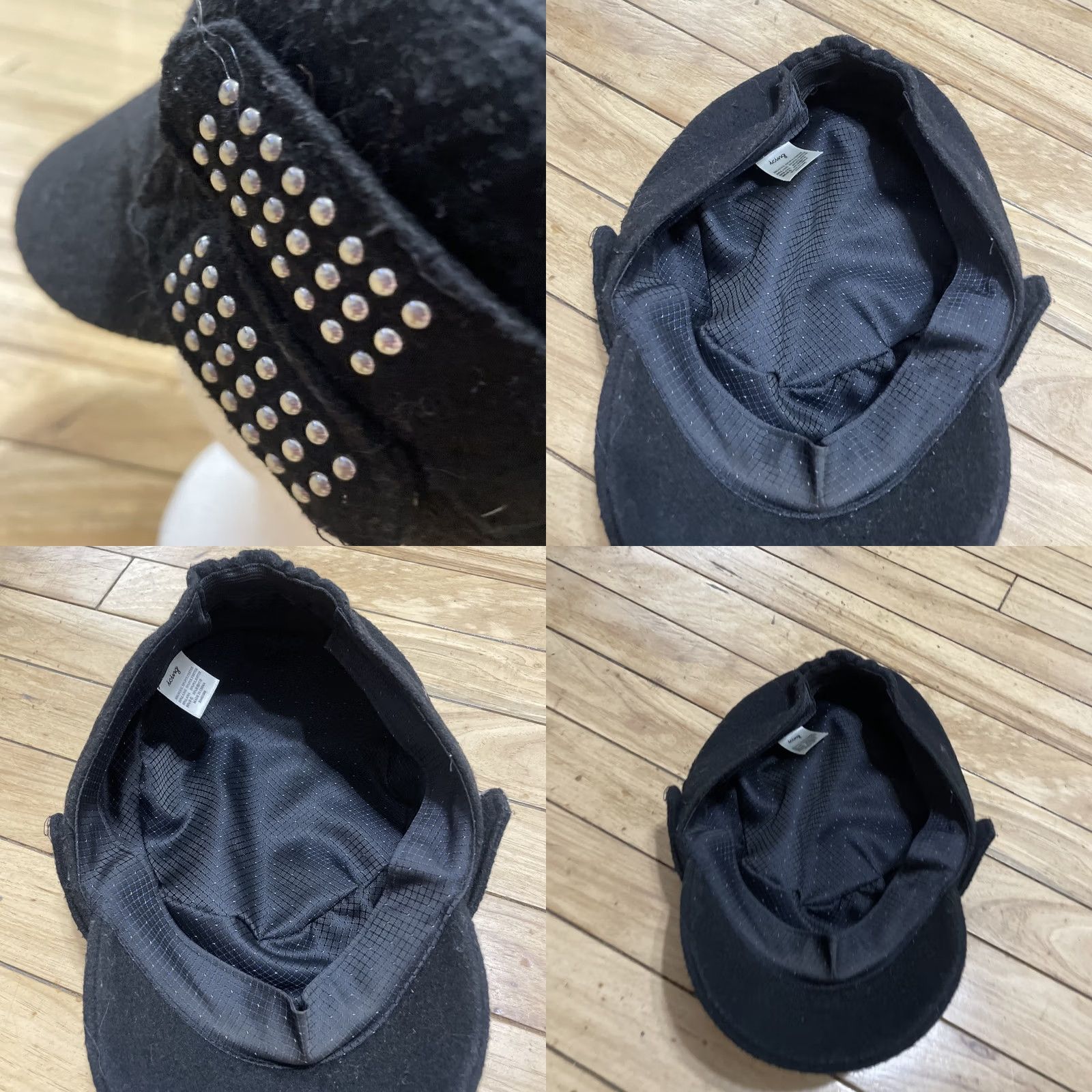 Vintage VINTAGE Icing Bejeweled Cadet Cap Wool Black Rave Goth Scene Grunge Adult OS Rare Cap Womens OS Black Wool Vintage Icing Cadet Cap Bejeweled Size ONE SIZE - 8 Thumbnail