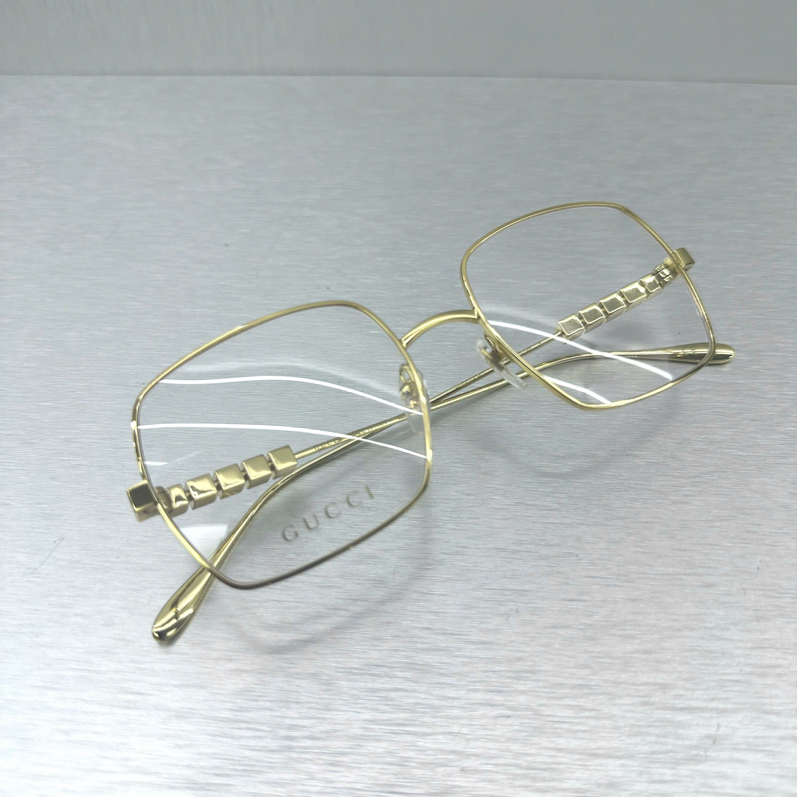 Gucci GUCCI GG1434O_001 GOLD Size ONE SIZE - 1 Thumbnail