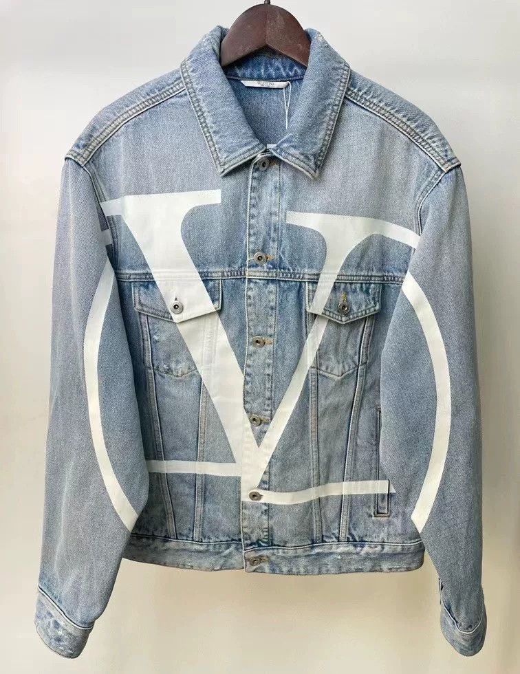 Valentino Valentino Blue Denim Jacket Size US S / EU 44-46 / 1 - 1 Thumbnail