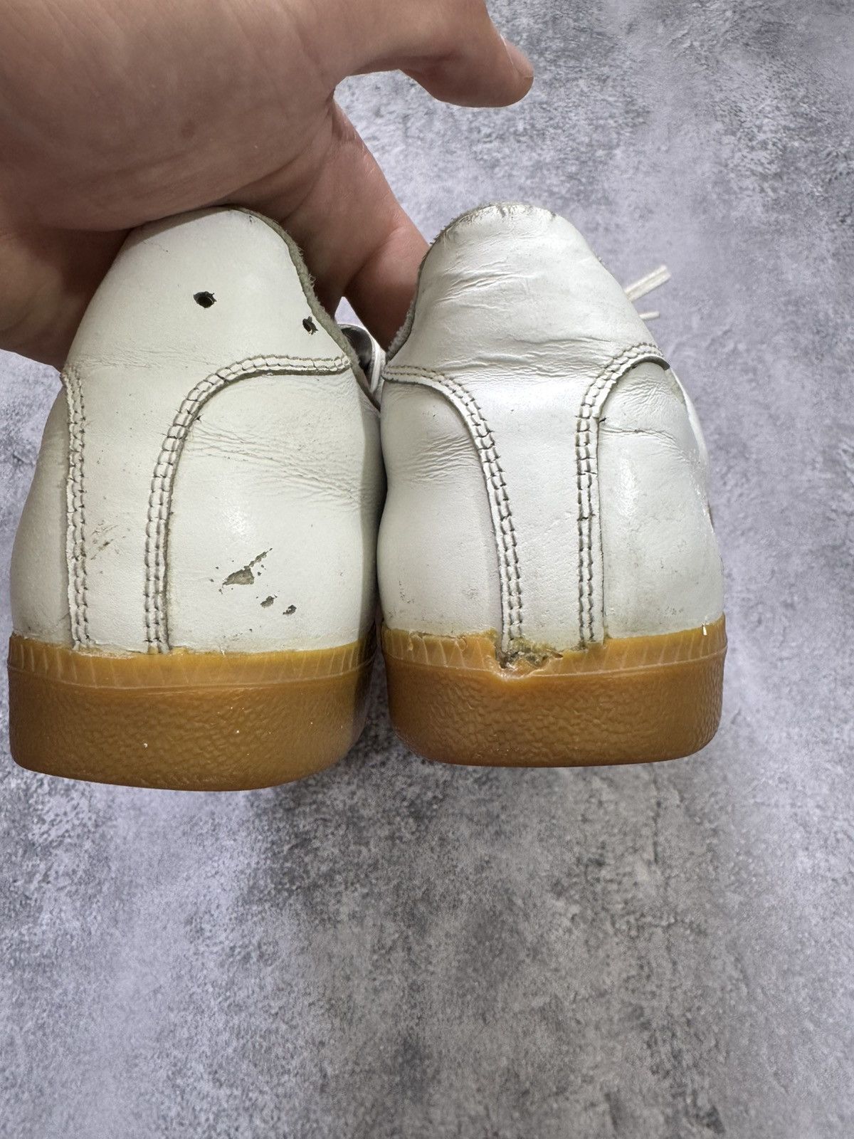 Vintage GAT Margiela style BW-sport 285 leather trainers shoes Size US 11.5 / EU 44-45 - 7 Thumbnail