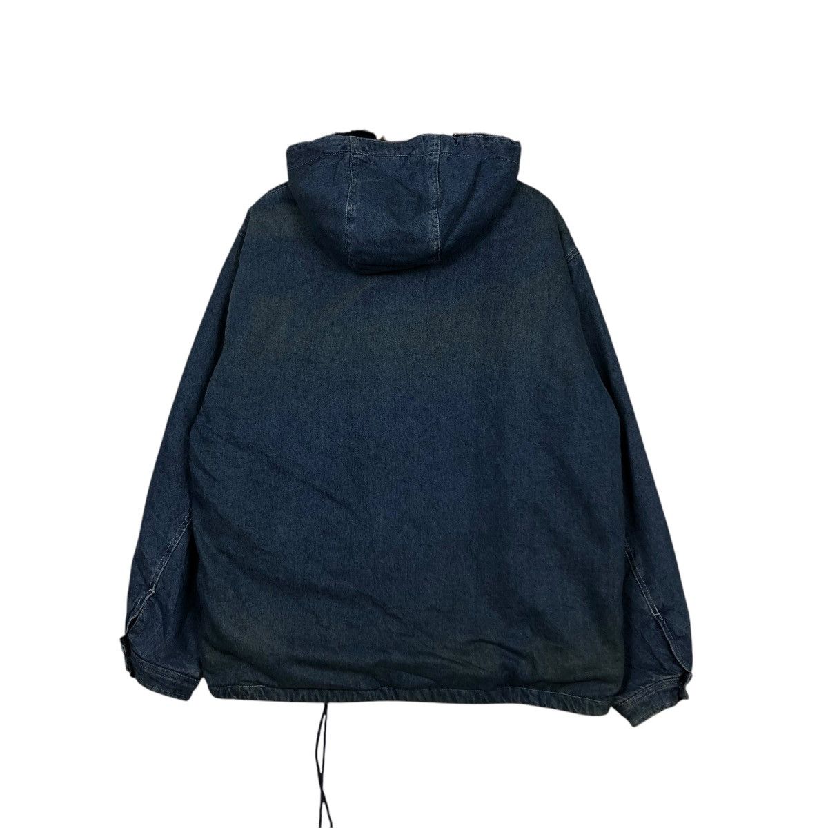 Japanese Brand 🔥 DENIM BOMBER JACKET BONDAGE DESIGN ALBEMARLE ISSEY MIYAKE Size US L / EU 52-54 / 3 - 10 Thumbnail