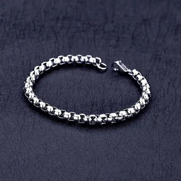 Jewelry Square Pearl Chain Bracelet Size ONE SIZE - 4 Thumbnail