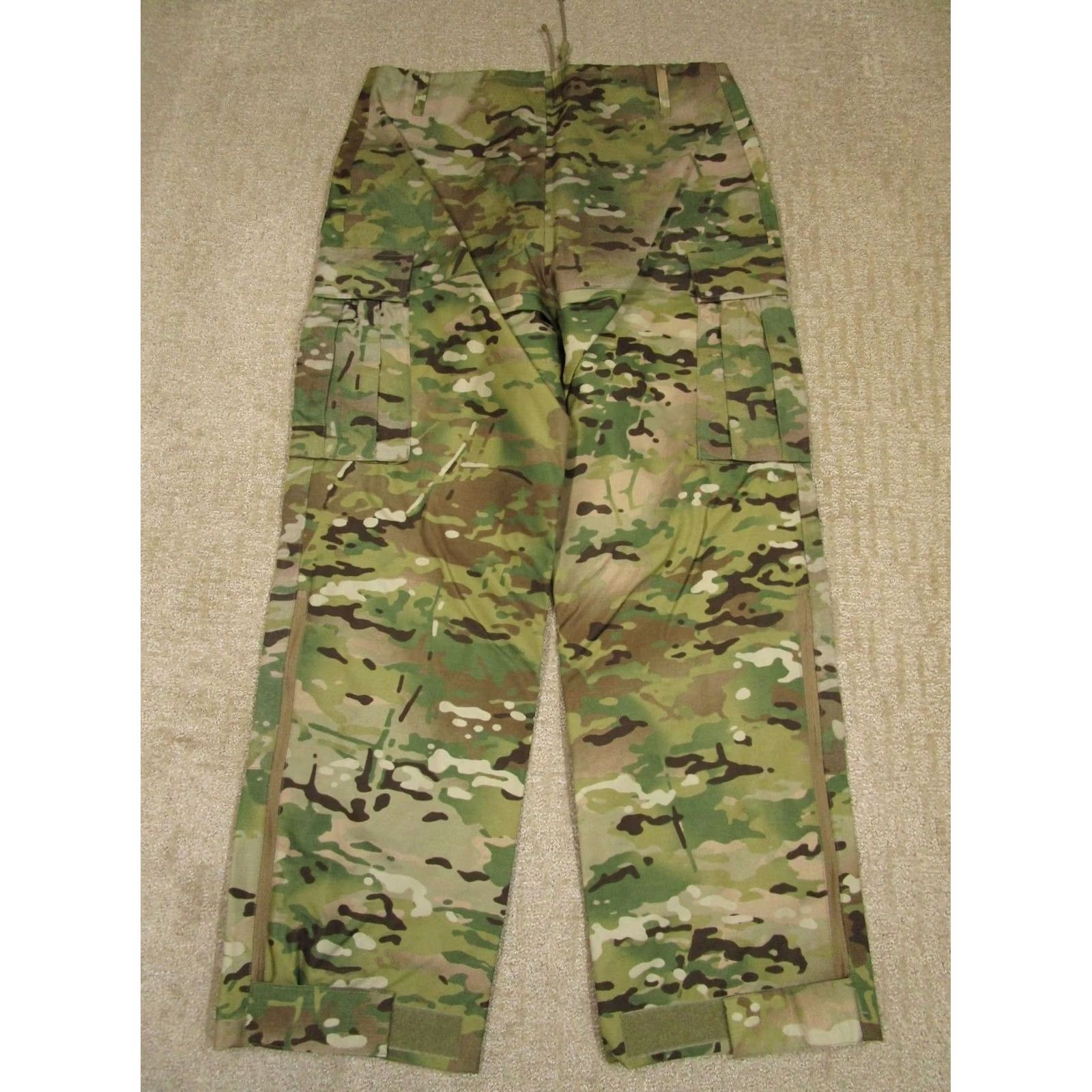 American Apparel Nike US Military Pants Cargo Camouflage 36x32 Green Nylon Windproof Ankle Zip Mens Regular Pants Size US 36 / EU 52 - 3 Thumbnail
