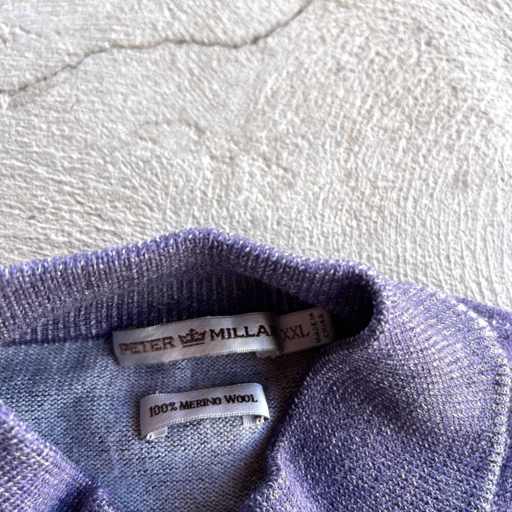 Peter Millar Peter Millar 1/4 Zip Sweater Mens 2XL Purple Merino Wool Stretch Golf Preppy Size US XXL / EU 58 / 5 - 7 Thumbnail