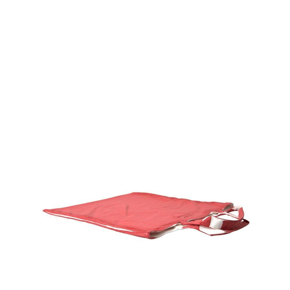 Prada Prada Chic Red and White Fabric Tote Bag Size ONE SIZE - 5 Thumbnail