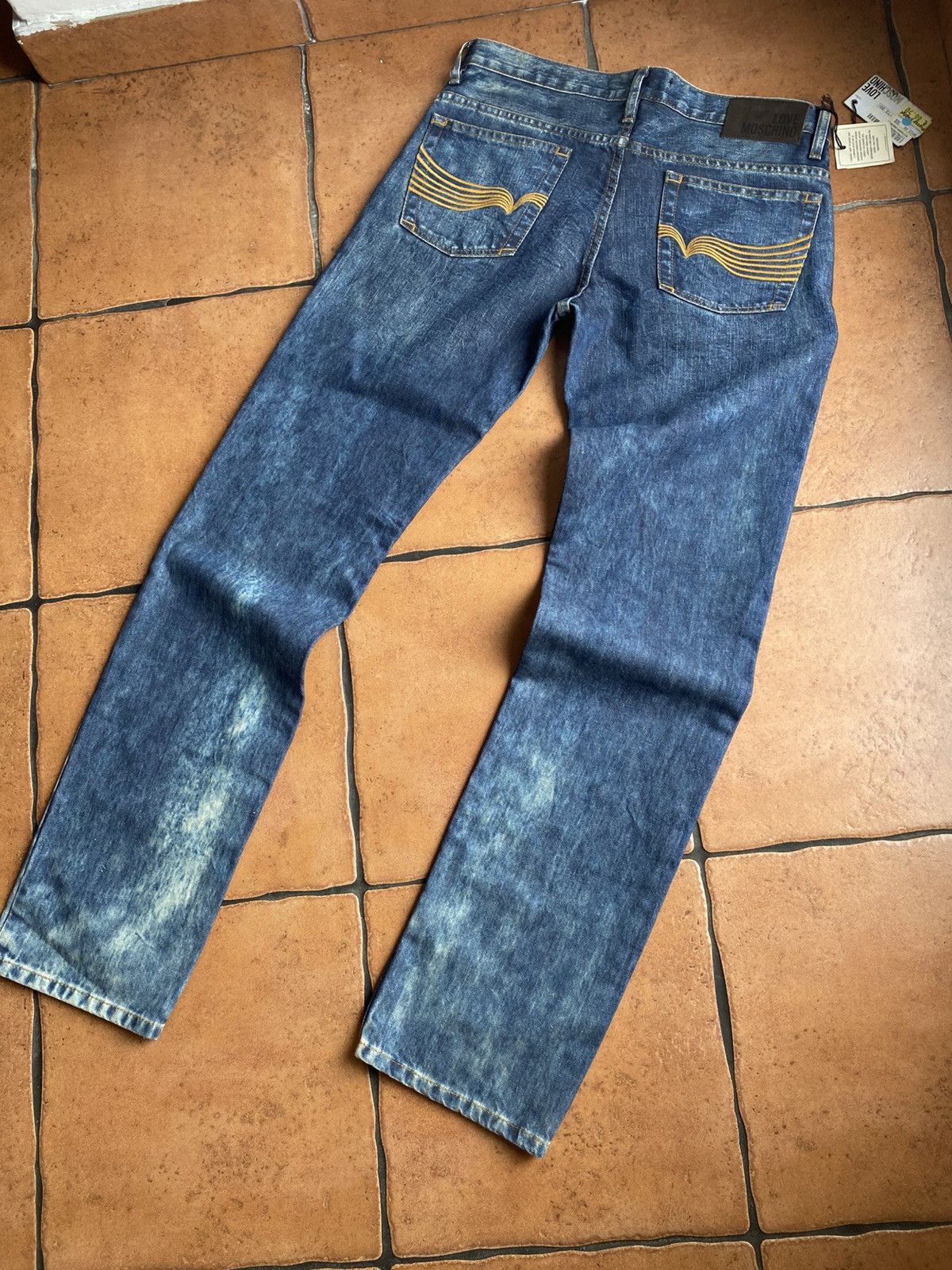 Love Moschino Love Moschino Luxury jeans women new blue Size 33" - 2 Thumbnail