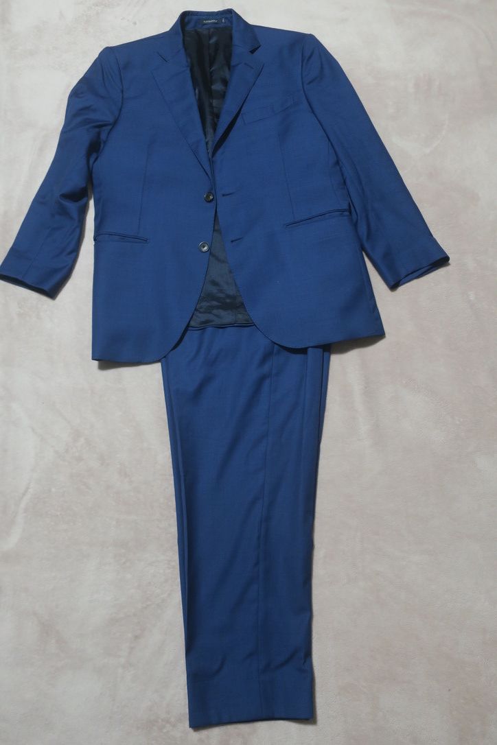 Suitsupply Slim Vitale Barberis Cononico Lazio Single Breasted Suit Size 42R - 2 Thumbnail
